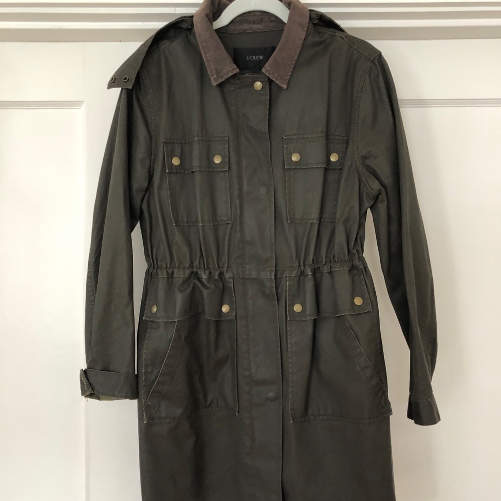 Jcrew Waxed Jacket